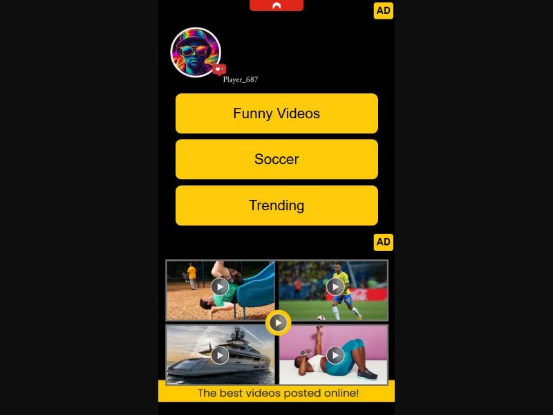 33596 - ZA - [MOB] - Full Screen Videos - Vodacom - 2 Click
