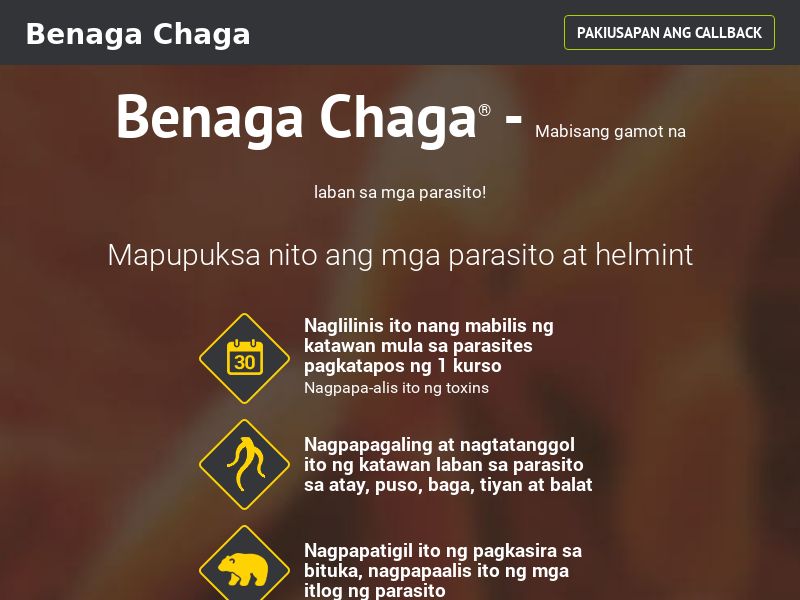 Benaga Chaga PH - ANTI-PARASITE PRODUCT