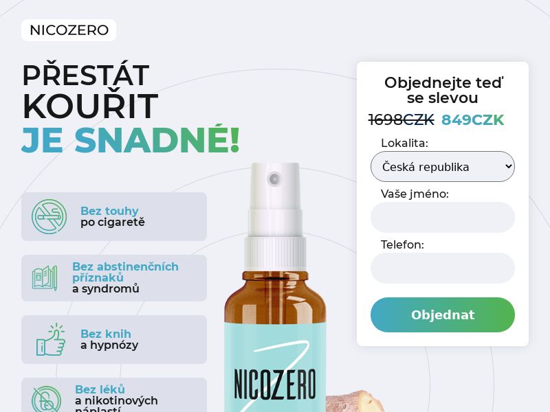 NicoZero CZ - treatment for smoking
