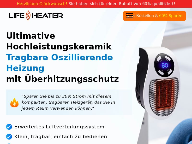 Life Portable Heater - CPS | DE AT CH