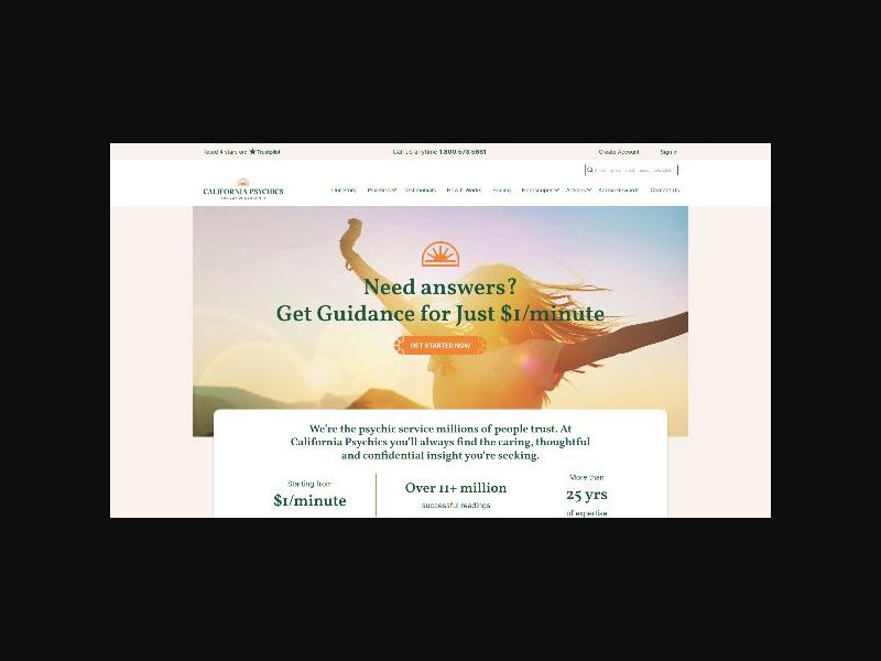 California Psychics - New Customers - CPS (US,AU,UK,CA)