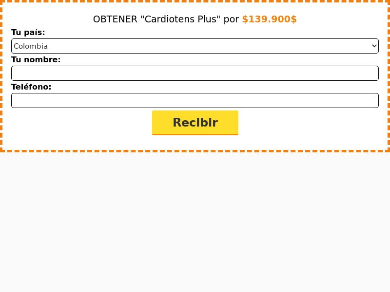 Cardiotens Plus CO/GT/HN/SV - HyperPotency