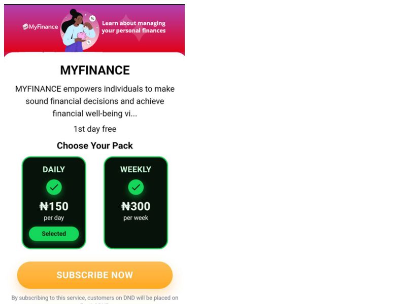 Myfinance Daily (NMS) - Evina MTN