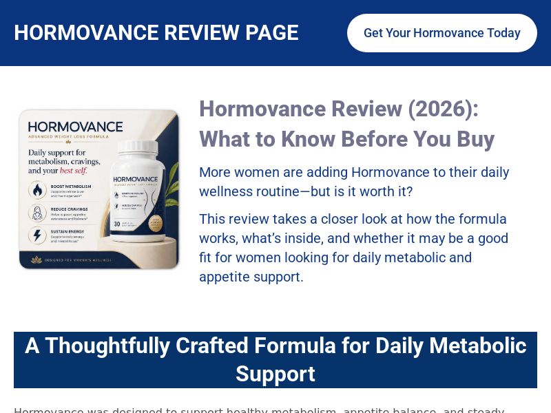 Hormovance Private - VSL [US,CA] (Banner,Native,Social,Search,SEO,Brand Bidding) - CPA