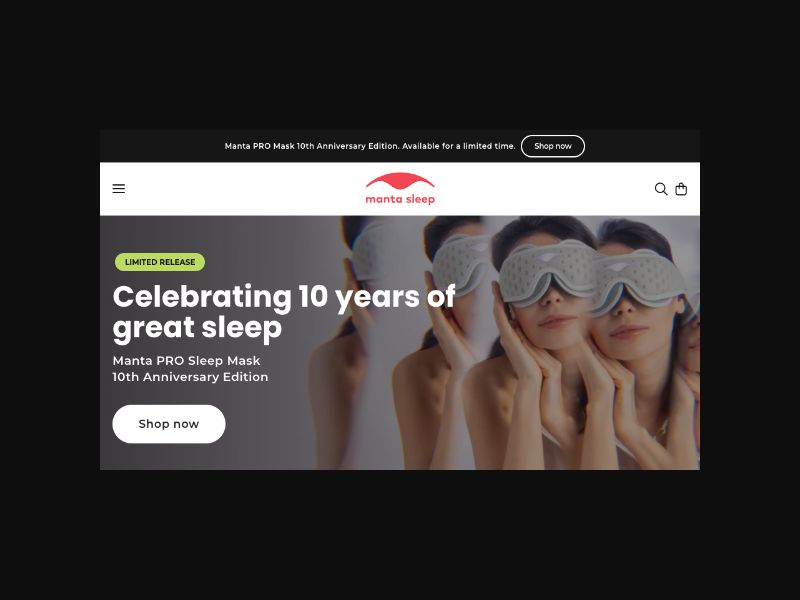 MantaSleep - Sleep Accessories - RevShare (US, AU, CA + more)