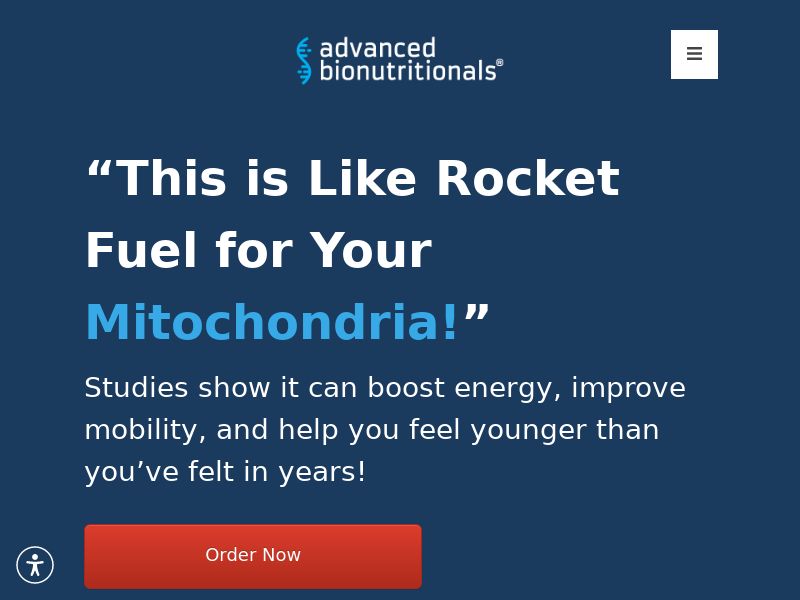 Advanced Mitochondrial Formula [US] (Social,Banner,Native,Push,SEO,Search,Brand Bidding) - Revshare 