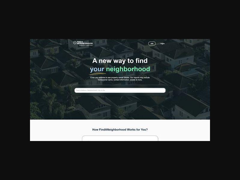 FindANeighborhood - Background Checks - Free Trial - CPS (US)