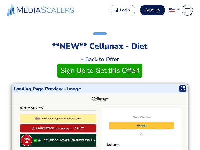 Cellunax - Diet [US]