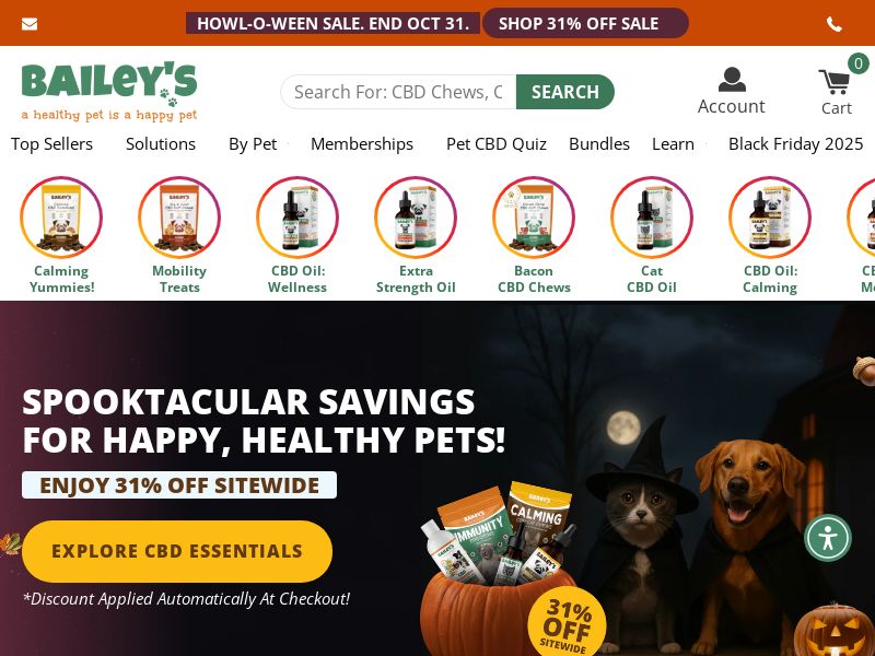 Bailey's CBD For Pets | US