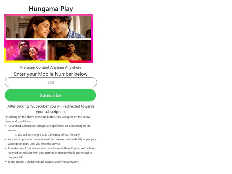 Hungama Play MTN