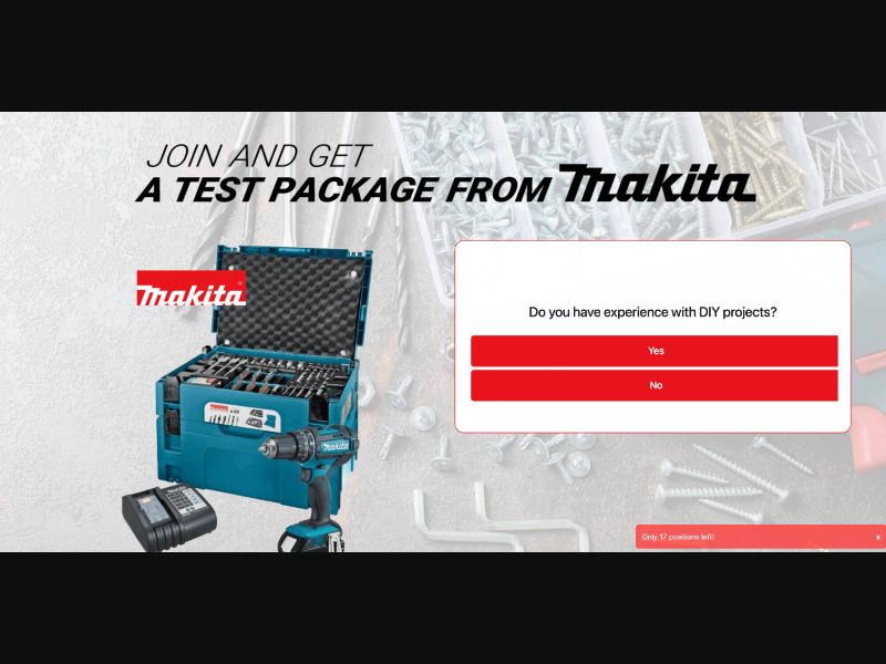 UK - Quiztionnaire - Makita - (CPL)