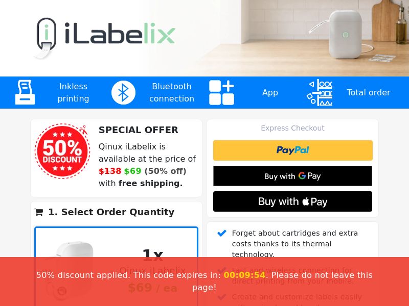 Qinux iLabelix SS - US/INTL