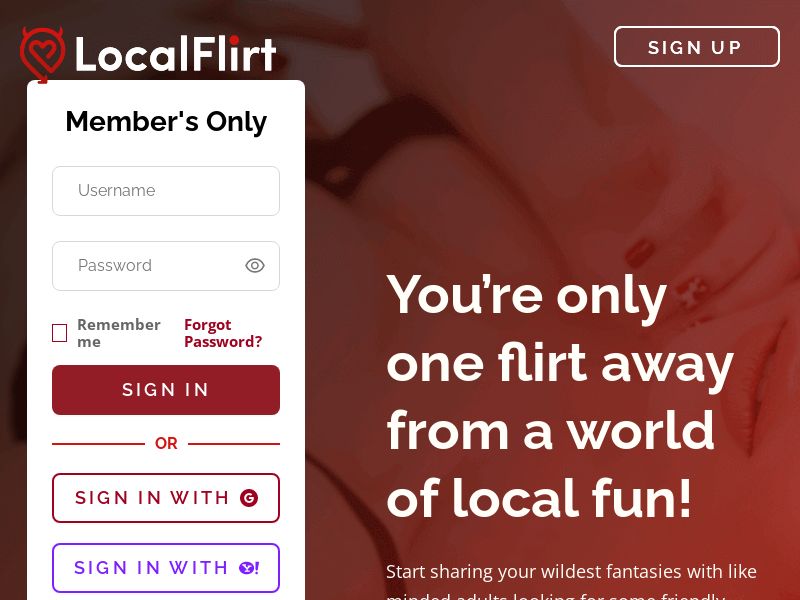 LocalFlirt 30+ - US - CPL - DOI (For MA traff)