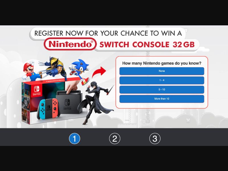 NZ - Quiztionnaire - Nintendo - (CPL)