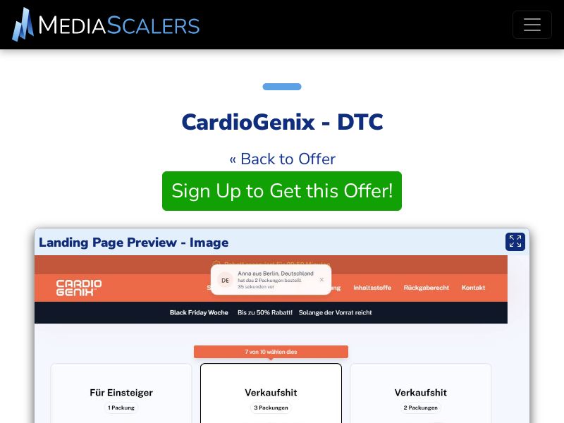 CardioGenix - DTC (Event Tracking) [IT]