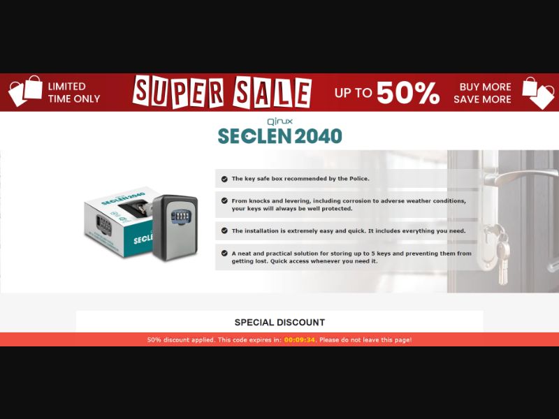 [WEB+MOB] Qinux Seclen 2040 – Key Safe Box /International (112 GEOs) CPS *FB/TT/Google/Taboola Pixel* [Approval Required]