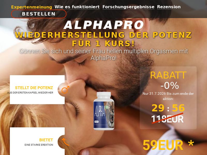 Alpha Pro 59 EUR DE - Potency
