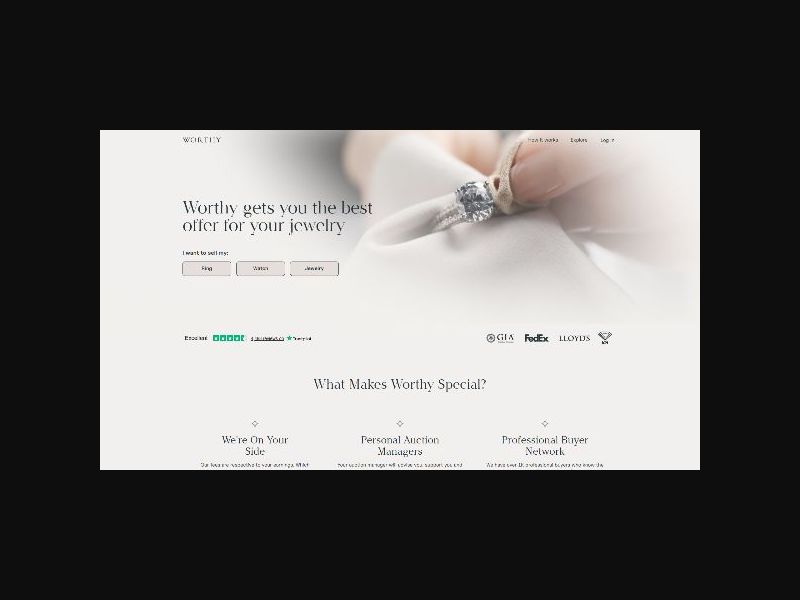 Worthy.com - Sell Your Jewelry - CPL (US)
