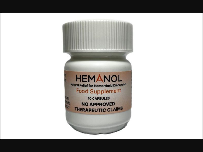 Hemanol - capsules for the prevention of hemorrhoids