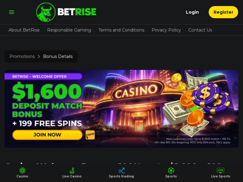 Betrise Casino CPA [CA]