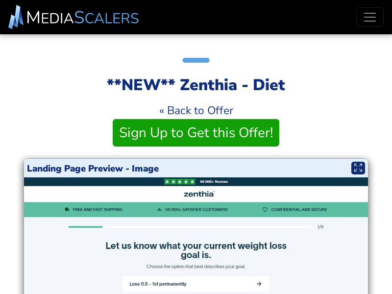 Zenthia - Diet {+DTC, Alt-Landers} [UK, IE]