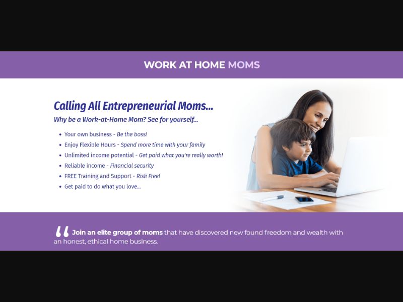 Work At Home Mom's [EF] - CPL - US/CA