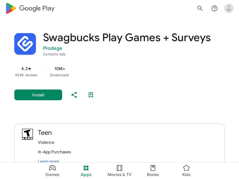 Swagbucks - US - CPI - Android - Display