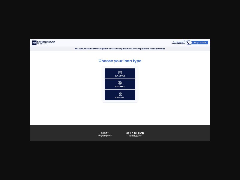 New American Funding - Mortgage Refi - CPL (US) {Contextual Only}