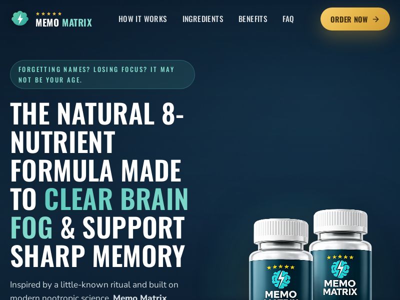 Memo Matrix - DTC [US] (Native,Social,SEO,Search,Banner) - CPA {No BrandBidding} 