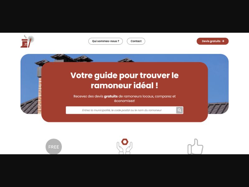 [WEB+MOB] Ramoneur cheminée – Chimney Sweeping /BE(FR) SOI [Approval Required]