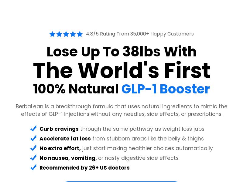 BerbaLean Natural GLP-1 Booster - CPA | US 