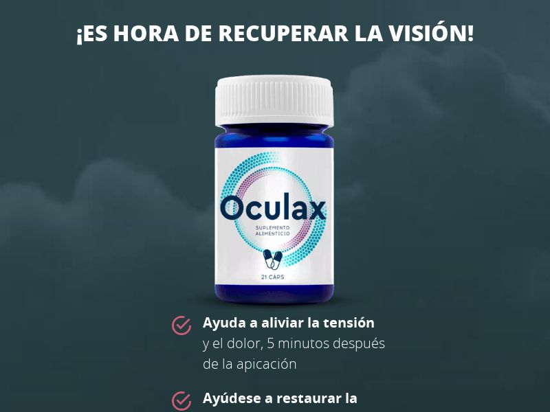 Oculax CL - capsules for improving and protecting eyesight