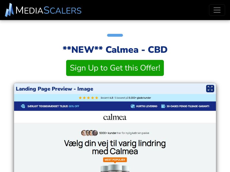 Calmea - CBD {+DTC, Quiz} [DK]