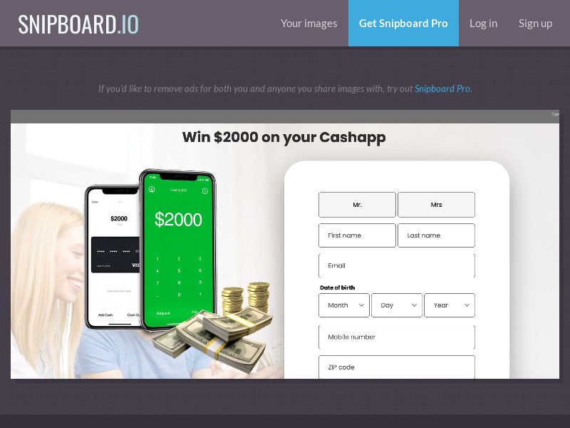 ConsumersConnect - $2000 CashApp US - SOI