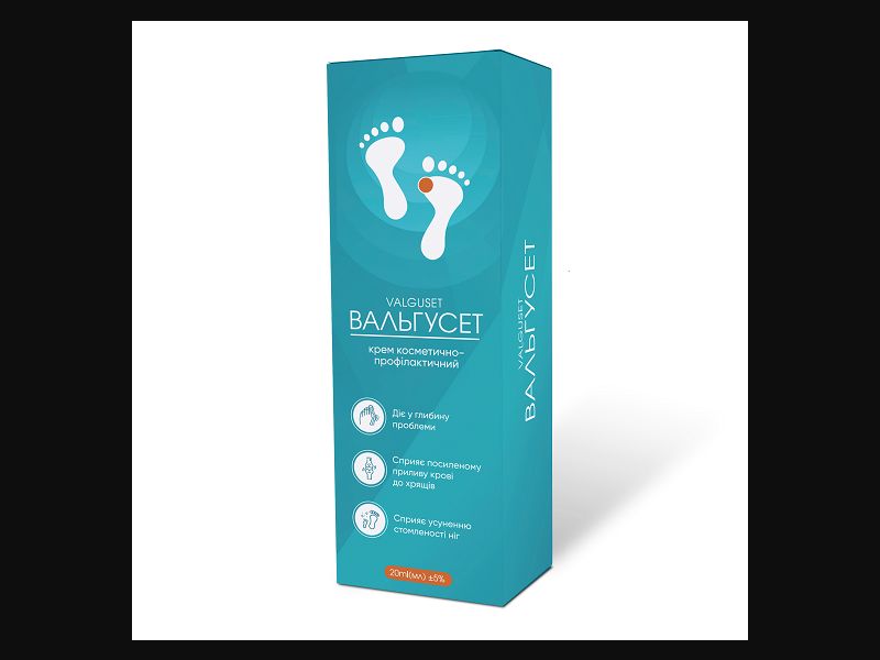 Valguset - cream for hallux valgus | free