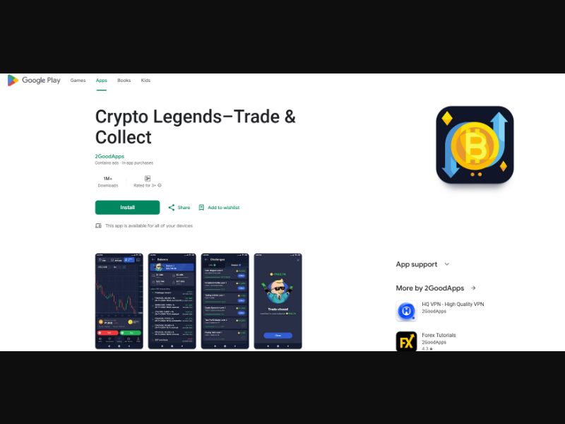 [MOB] Crypto Legends - Trade & Collect - Crypto Trading simulator [Prelander] /IN CPI [Android]