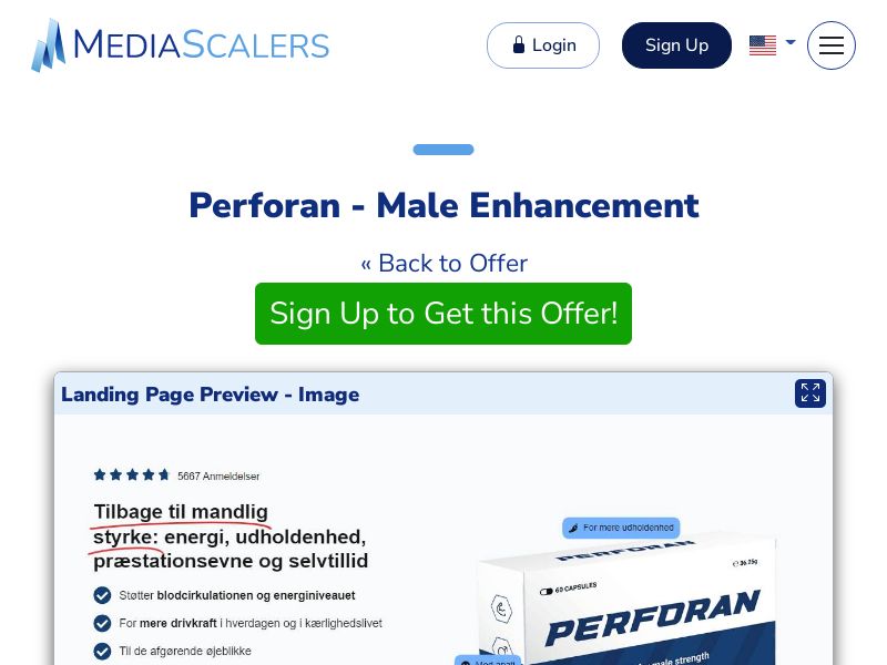 Perforan - Male Enhancement {+Quiz, DTC, Alt-Landers} (Event Tracking) [DK]
