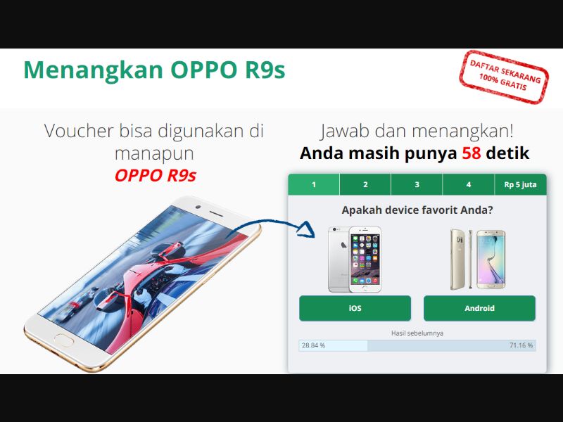 ID - Win smartphone OPPO [ID] - SOI registration