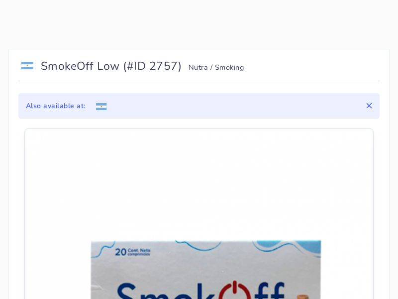 SmokeOff Low