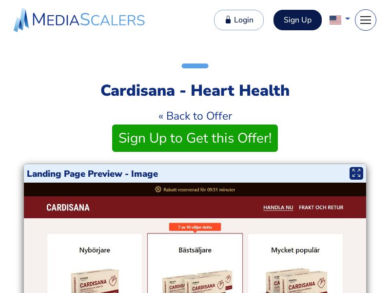Cardisana - Heart Health {+DTC} (Event Tracking) [SE]