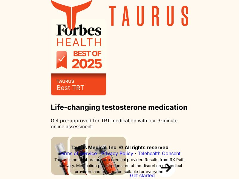 Taurus - Testosterone Pre-Quiz - (Proof Needed)