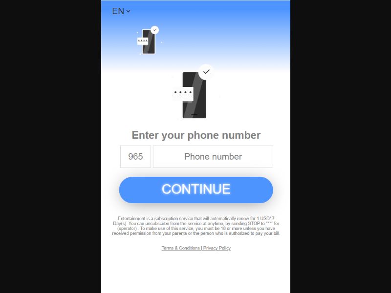 [MOB] Entertainment Blue /KW [Ooredoo, STC] PIN