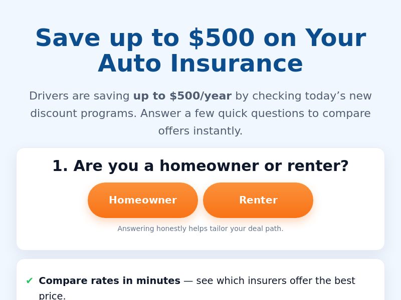 ClaimSavings Auto Insurance - US