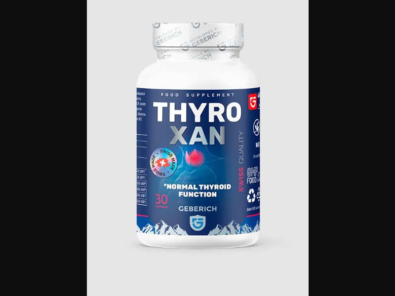 Thyroxan - capsules for the thyroid gland