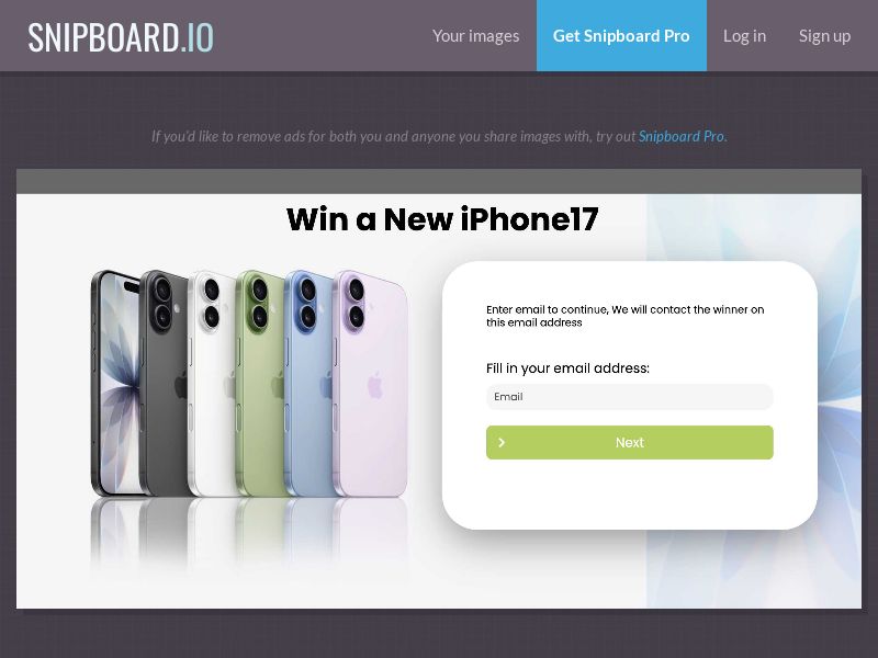 YouSweeps - Win the new IPhone 17 UK - SOI