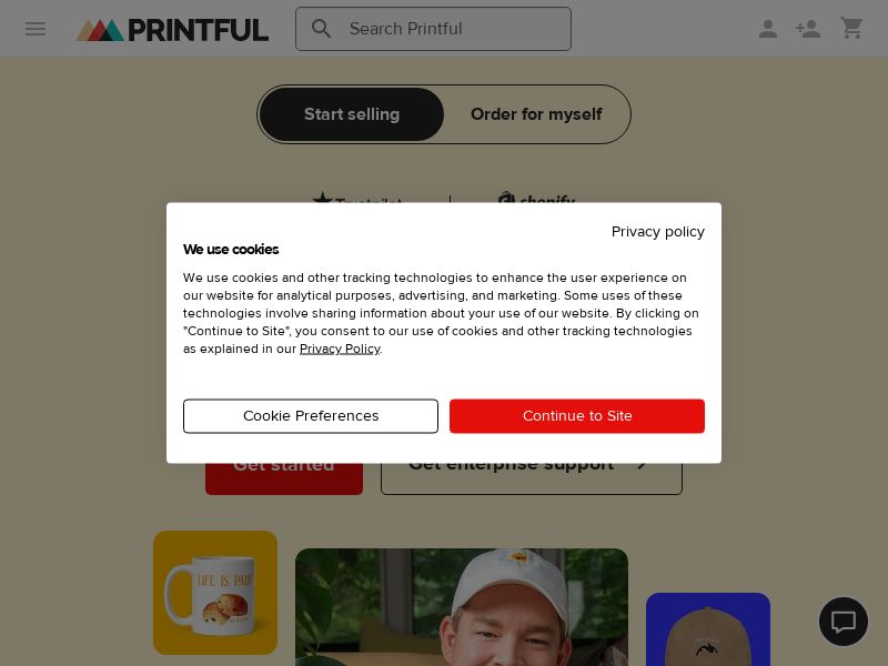 Printful.com Ecommerce CPS - Multiple Geos