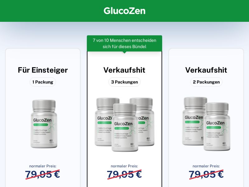 GlucoZen | DE & AT | D2C | Exclusive