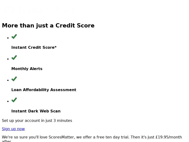 Credit Scores Matter / Cartoon Lander - Free 10 day Trial - UK - (Proof Needed)