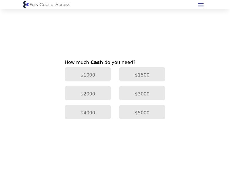 Easy Capital Access - US - RevShare - 6AM to 11PM
