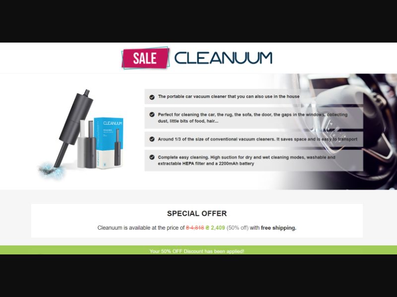 [WEB+MOB] Cleanuum /International (112 GEOs) CPS *FB/TikTok/Google/Taboola Pixel*